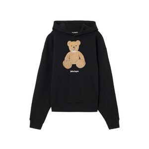 Palm Angels Men Bear Cotton Hoodie